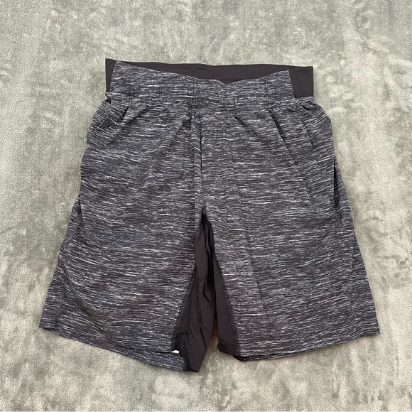 Lululemon mens shorts size M gray lined athletic - Picture 1 of 14